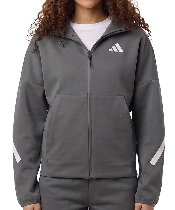 Adidas Women's Z.N.E Recycled Zip Hoodie | Custom Apparel - CustomInk