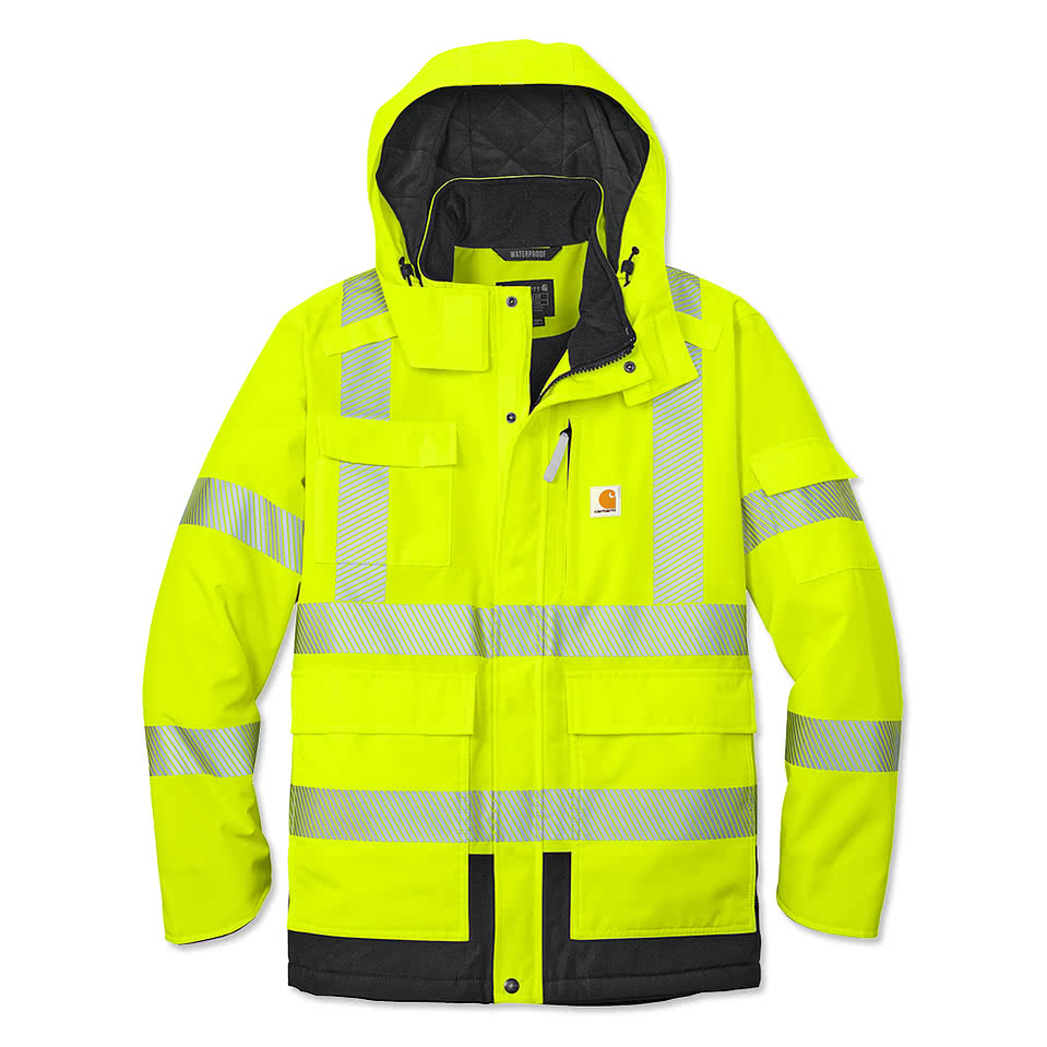 Carhartt Class 3 Waterproof Heavyweight Insulated Safety Jacket