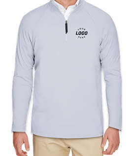 Devon & Jones CrownLux Performance Quarter Zip Sweatshirt - Color: Navy