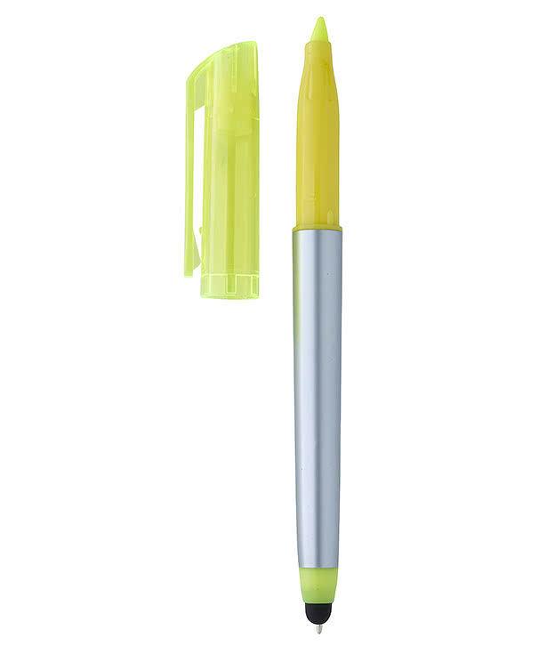 Trilogy 3-in-1 Highlighter and Stylus Pen (black ink)
