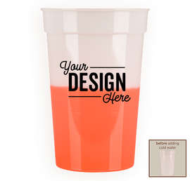 17 oz. Mood Stadium Cup - Color: Frosted / Orange