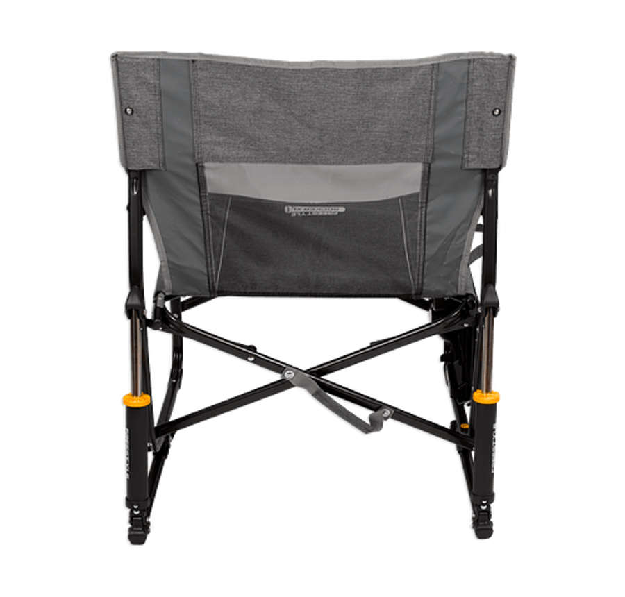 GCI Outdoor Freestyle XL Rocker Chair with Side Table in Gray