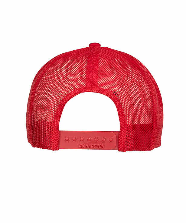 Richardson Snapback Trucker Hat - Circle Patch - Embroidered