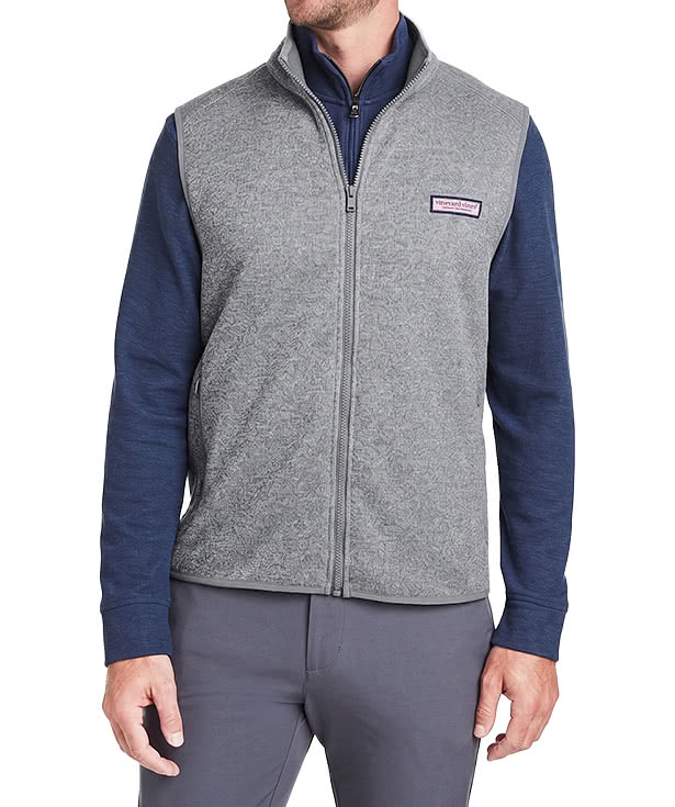 Vineyard Vines Mountain Sweater Fleece Vest