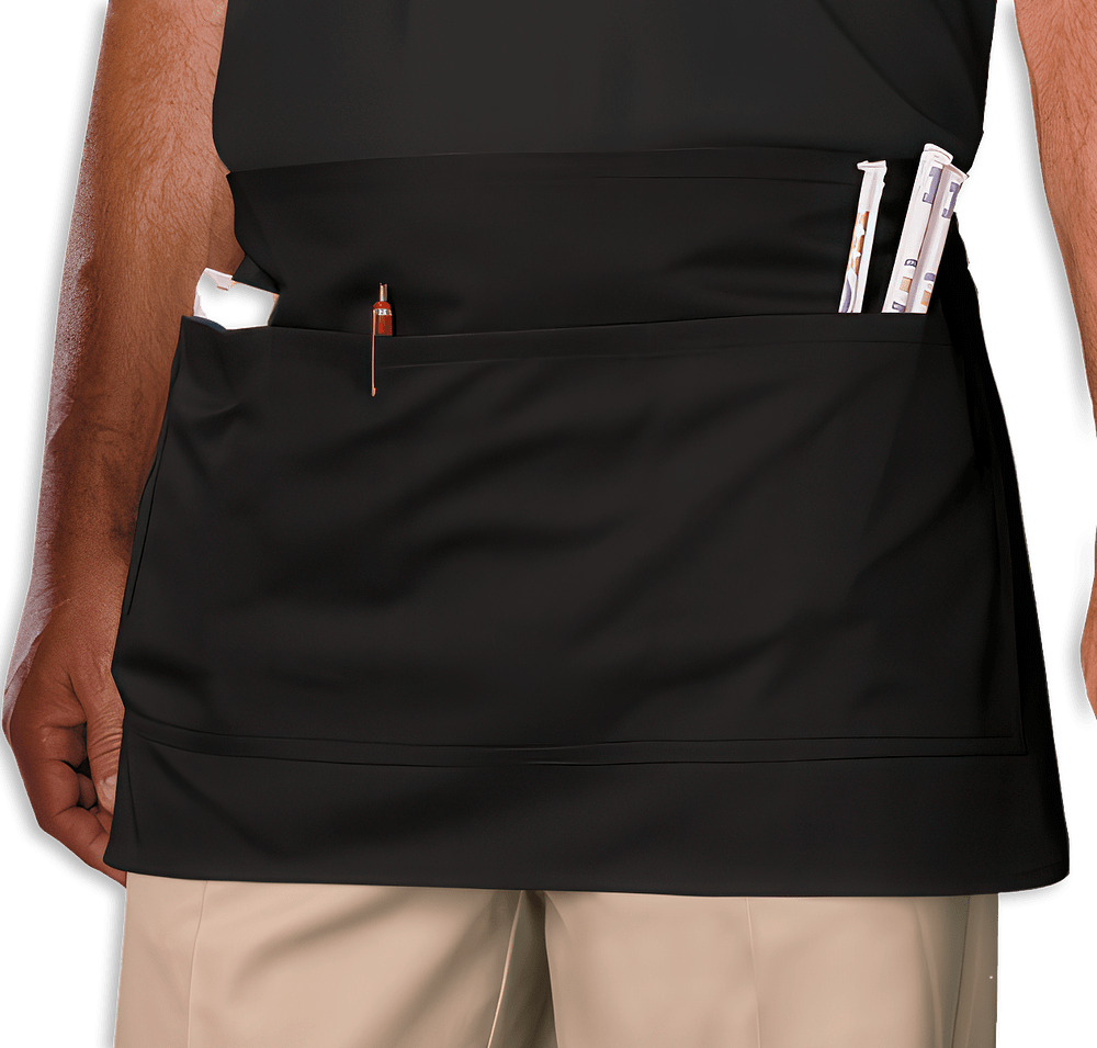 Blue Generation Scotchgard Treated Four-Pocket Waist Apron - Printed-default