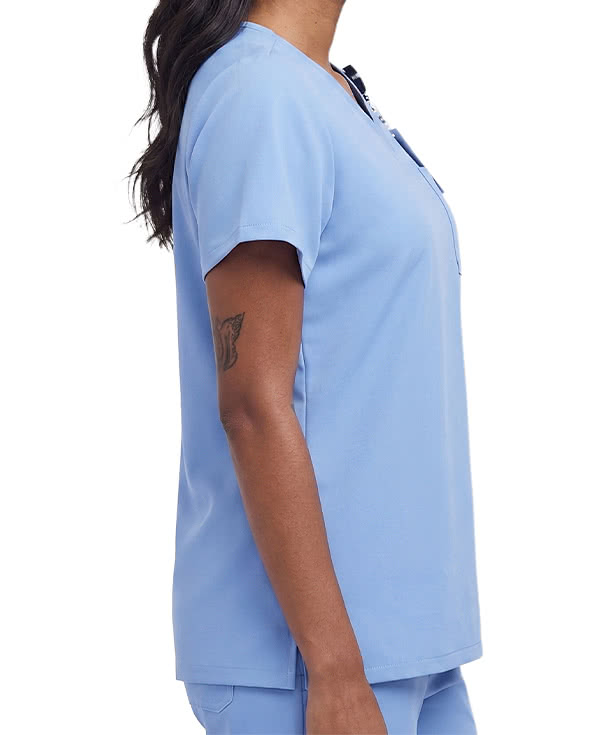 Hanes Women's V-Neck Pocket Scrub Top