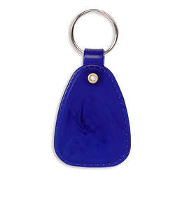 Saddle Shaped Keychain - Color: Translucent Blue