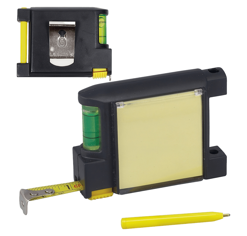 Level Notepad Tape Measure-default