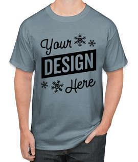Hanes Authentic Crewneck Short Sleeve T-shirt