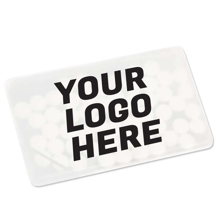 Plastic Rectangle Mint Card