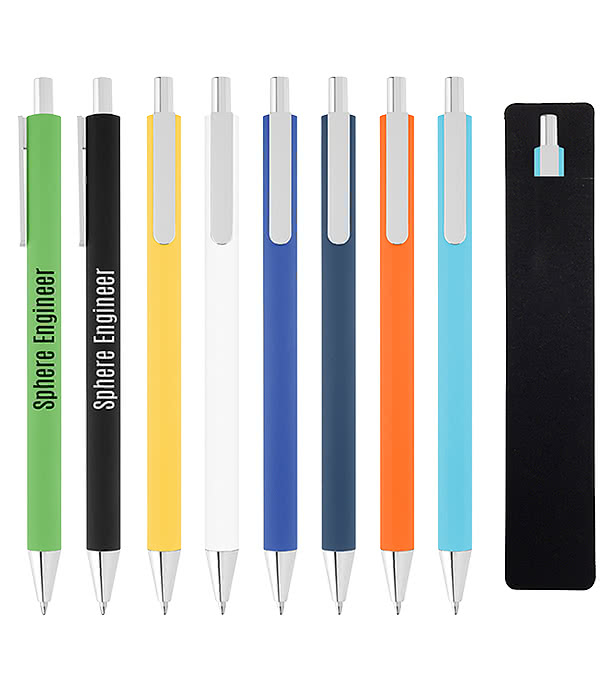 Riley Recycled Aluminum Ballpoint Pen (black ink)