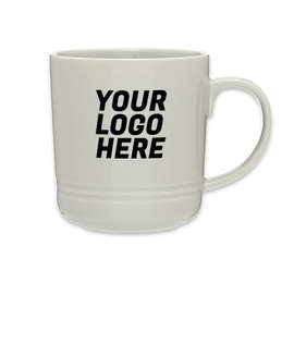 12 oz. Endor Ceramic Mug - Color: Light Gray