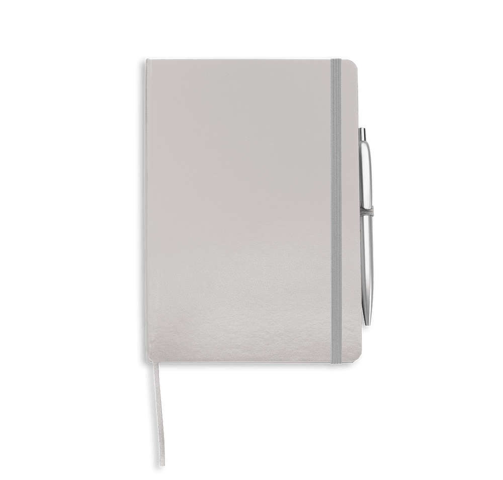 Debossed Prime Hard Cover Notebook with Soca Pen-default