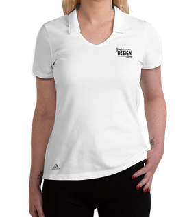Adidas Women's Recycled Blend Polo - Color: White