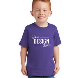 Port & Company Toddler Core Cotton T-shirt - Color: Purple