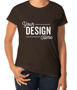 Anvil Women's Jersey T-shirt - Color: Chocolate