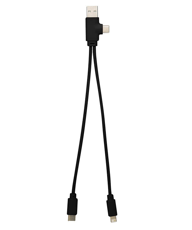 Dual Connect Recycled Multi-Charging Cable