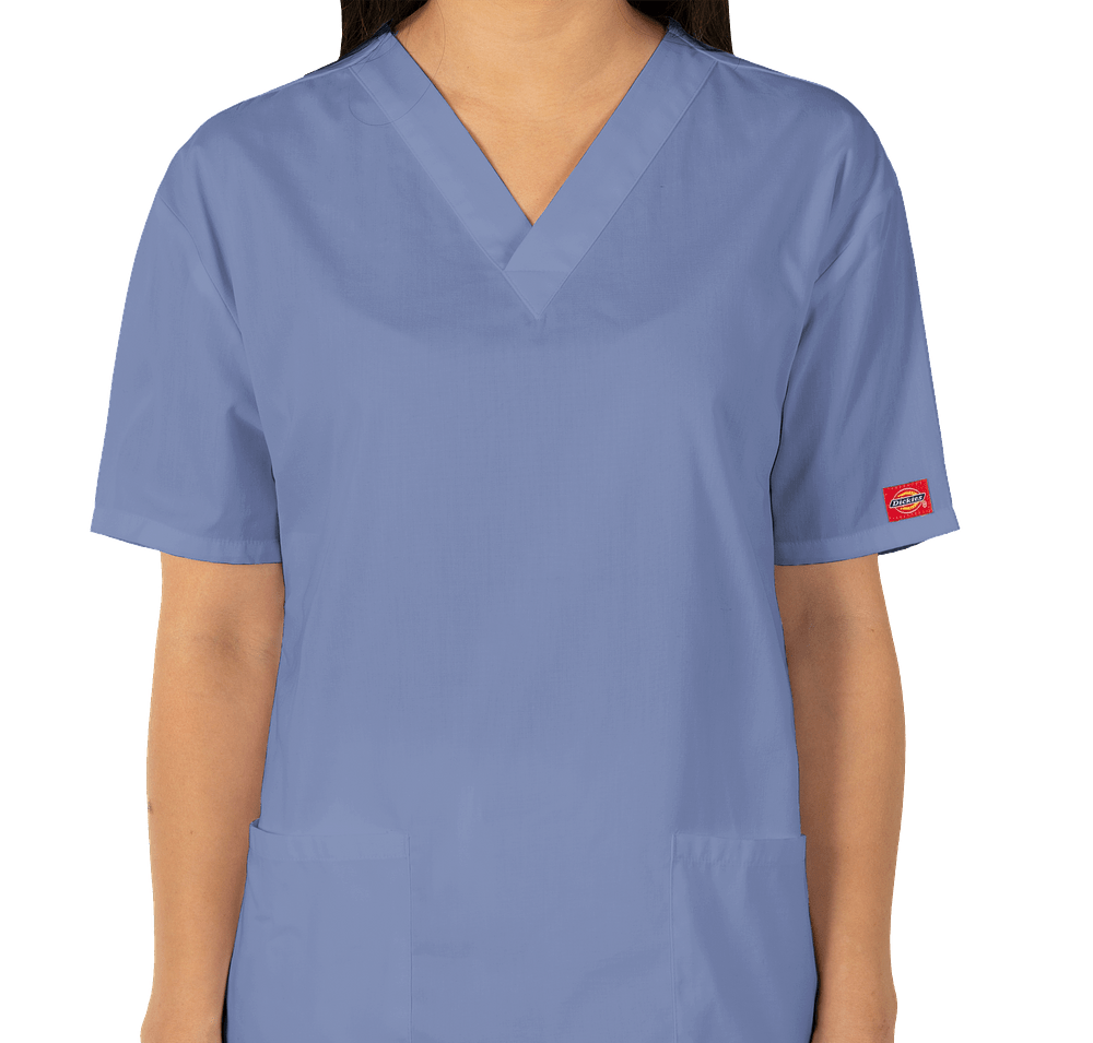 Dickies Women's V-Neck Scrub Top-default