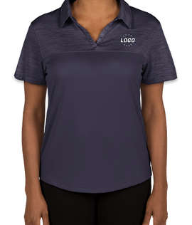 Augusta Women's Tonal Heather Performance Polo