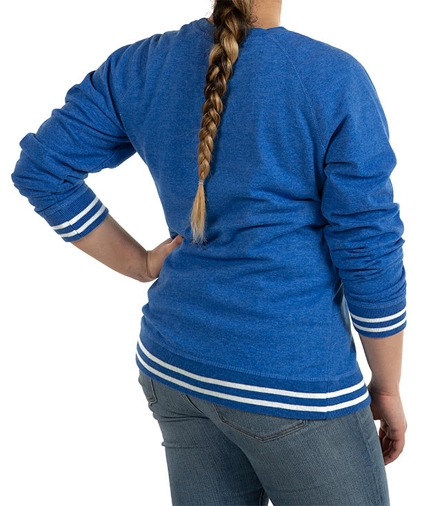 J. America Women's Varsity Crewneck Sweatshirt