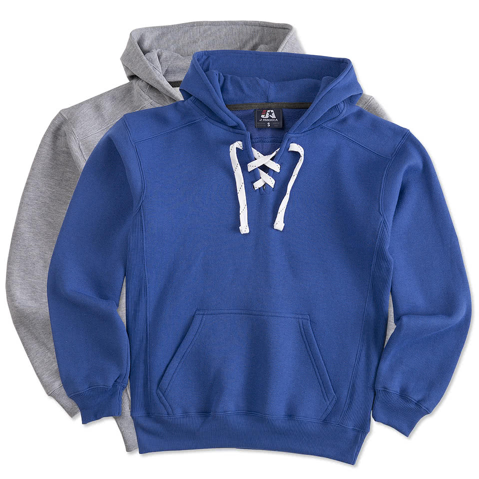 Custom J. America Hockey Pullover Hoodie Design Hoodies Online at CustomInk