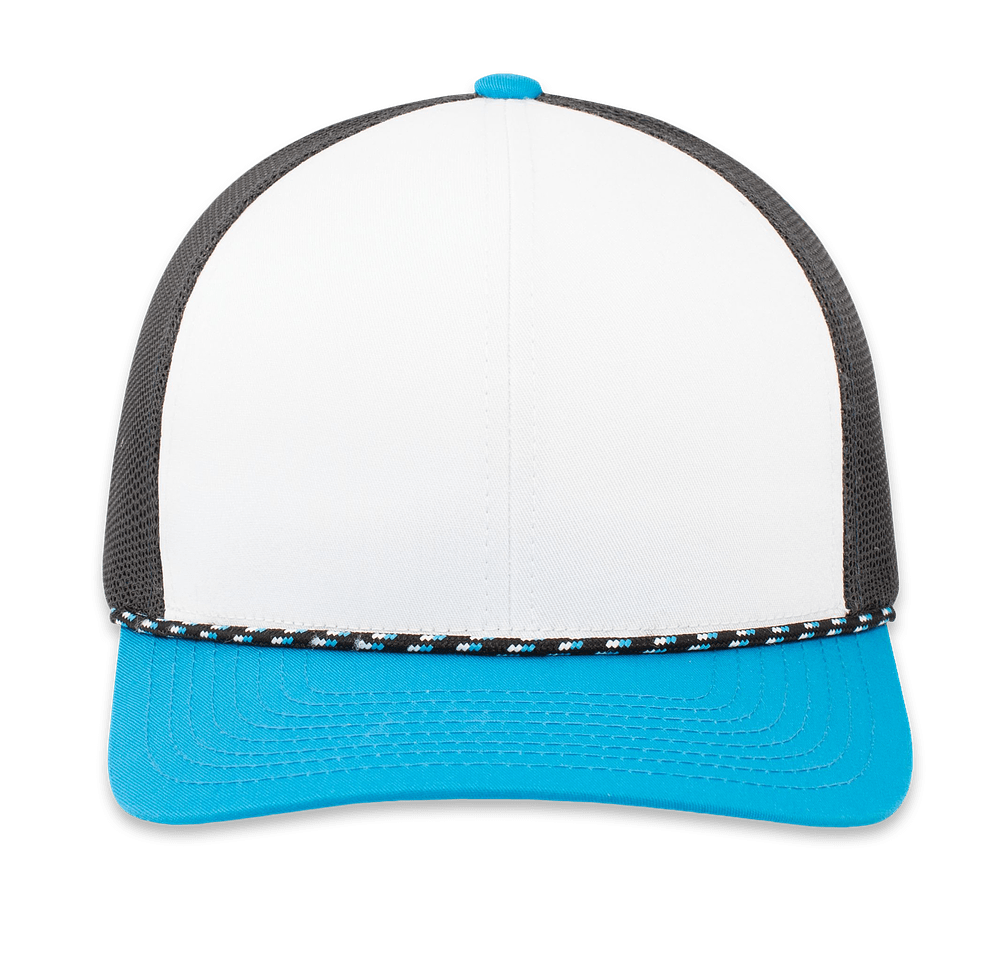Pacific Headwear Braid Snapback Trucker Hat-default
