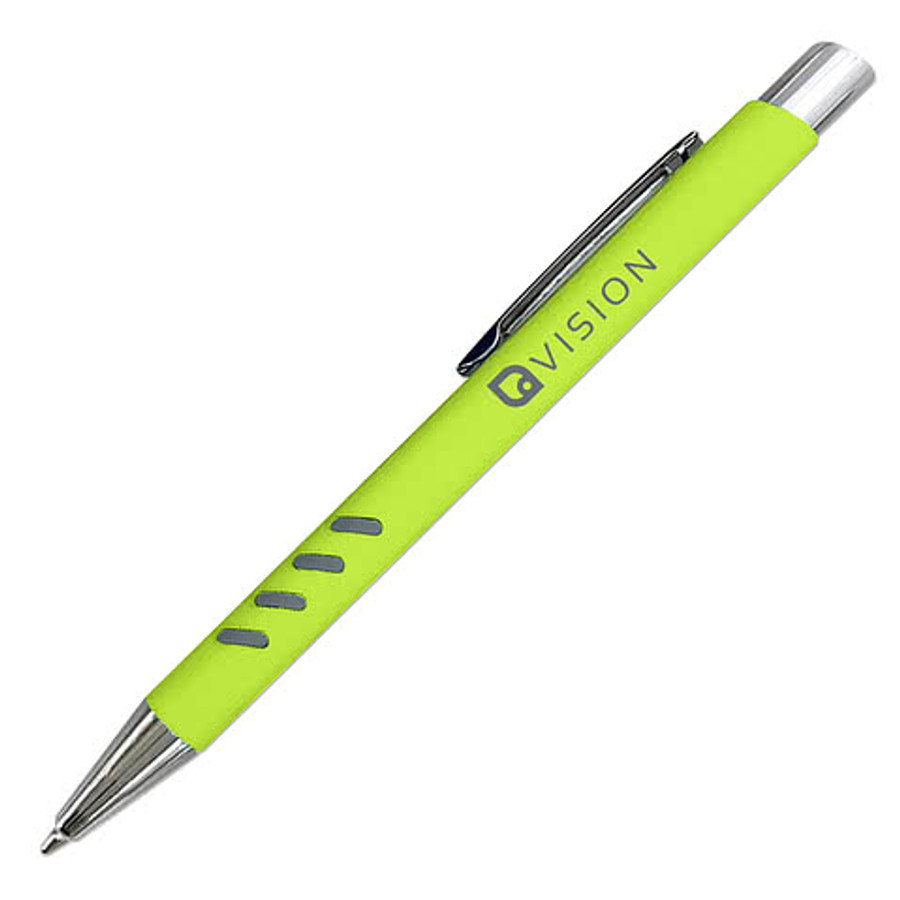 Brea Aluminum Ballpoint Pen (black ink) in Light Blue