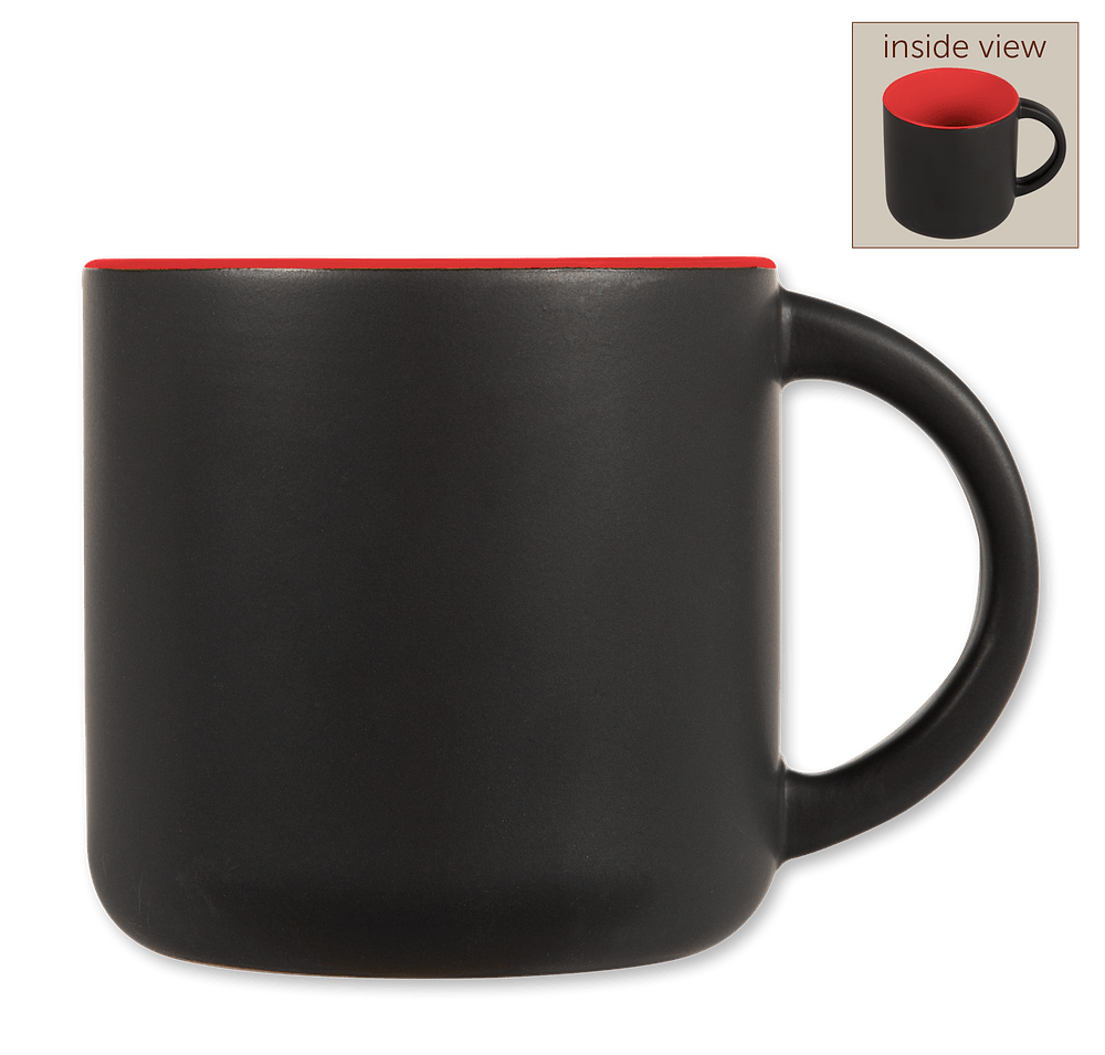 14 oz. Ceramic Two-Tone Black Minolo Mug-default