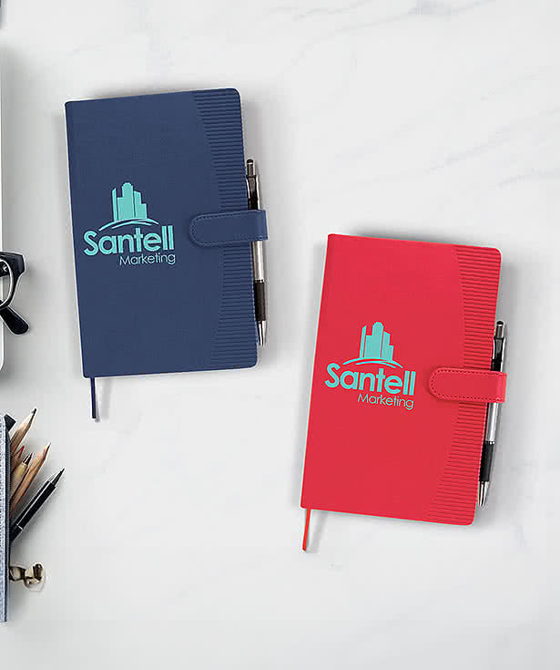 Striped Edge Notebook