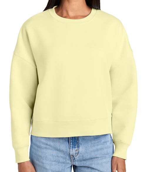 Stanley/Stella Women’s Stella Alma Crewneck Sweatshirt in Lemon Sorbet