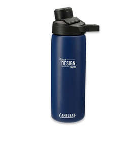CamelBak Laser Engraved 20 oz. Chute Mag Copper Vacuum Insulated Water Bottle - Color: Navy