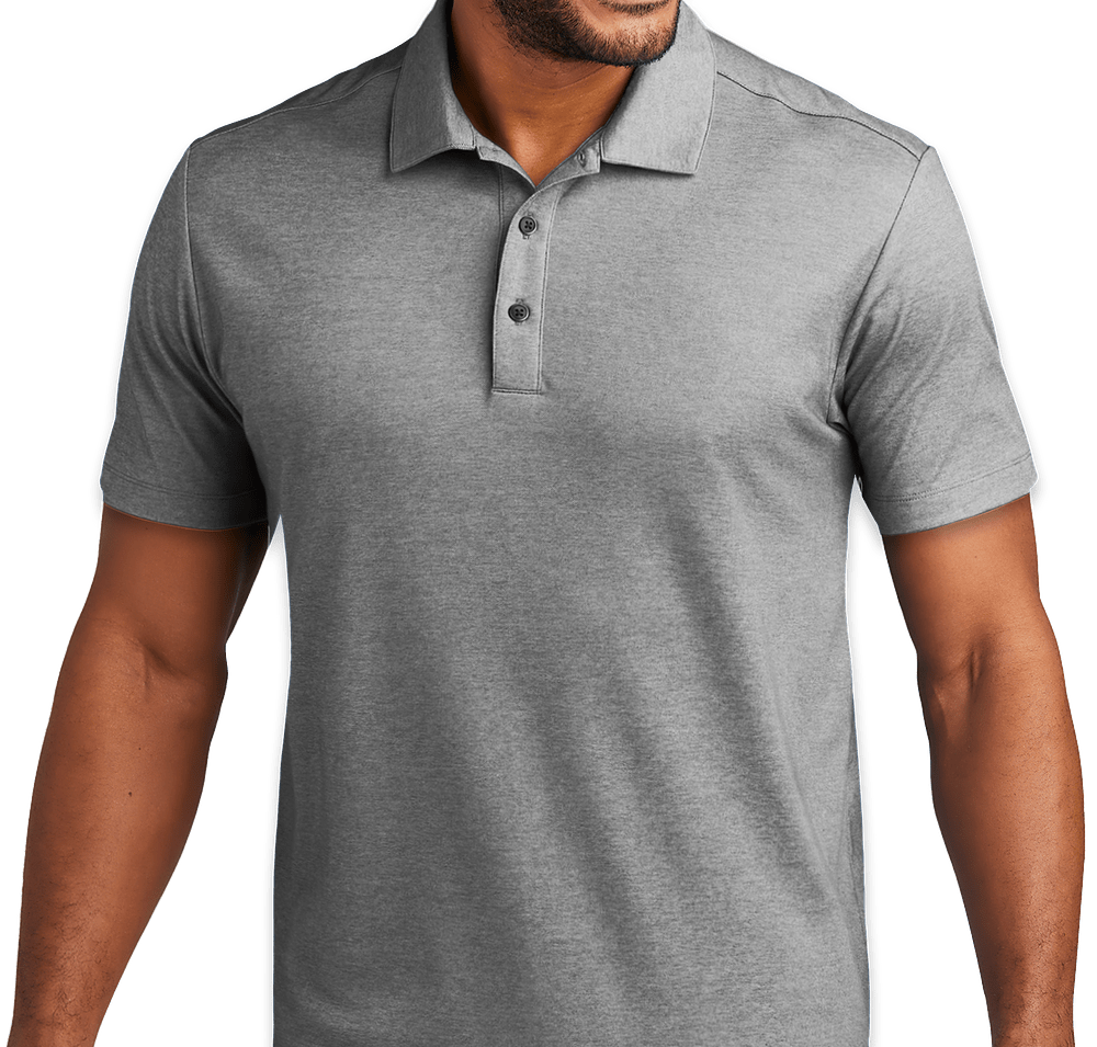 Port Authority Fine Performance Pique Blend Polo - Printed-default
