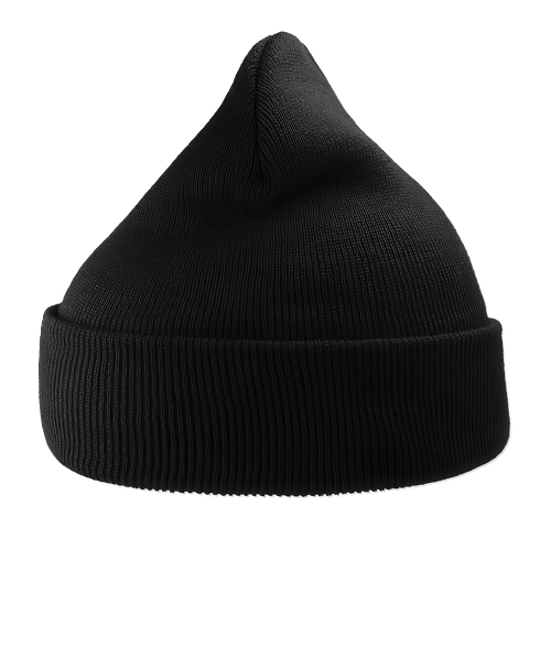 Atlantis Headwear Wind Recycled Knit Cuff Beanie in Black