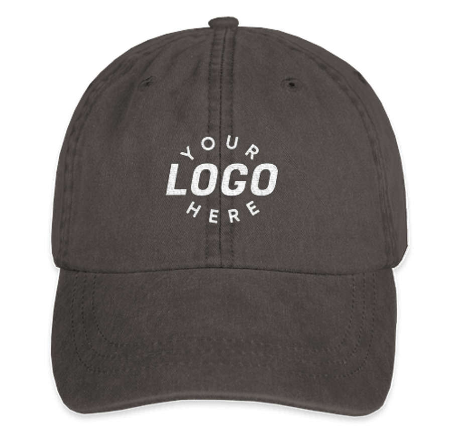 Adams Pigment Dyed Hat - Embroidered in Black