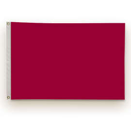 Full Color 2' x 3' Double Sided Nylon Flag - Color: Cardinal