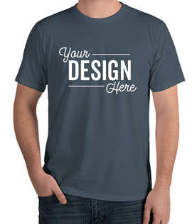 Royal Apparel USA-Made Organic T-shirt - Color: Pacific Blue
