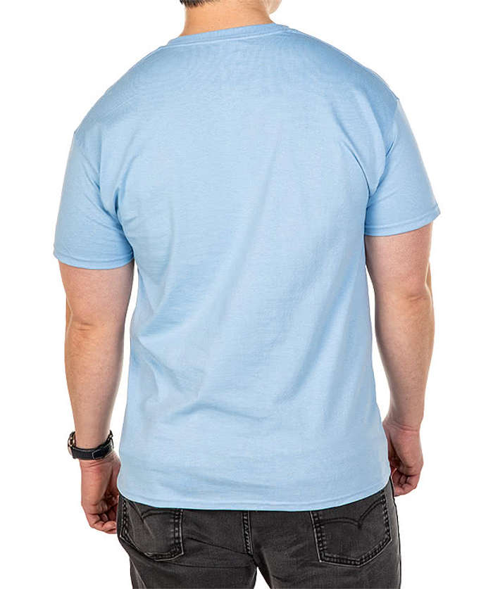 Hanes Men's T-Shirt - Blue - L