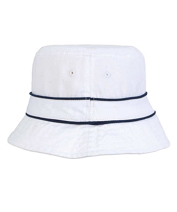 Cotton Bucket Hat with Trim