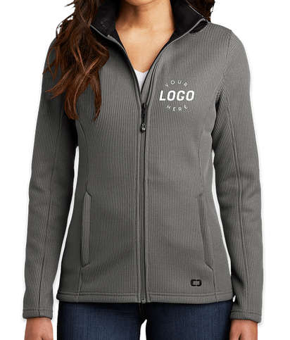 OGIO Women's Grit Full Zip Fleece Jacket - Gear Grey