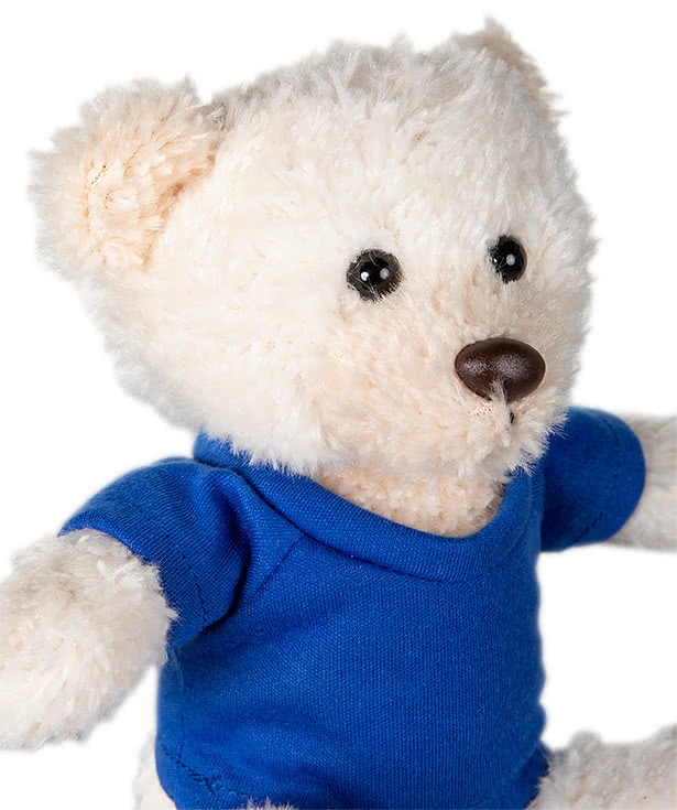 6" White Baxter Bear Plush Animal