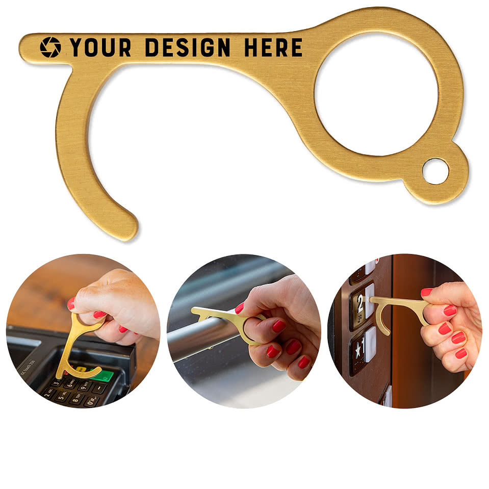 Customized Brass Touchless Door Opener
