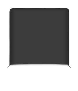 Full Color 98" x 91.25" Eurofit Straight Wall Display Kit - Color: Black