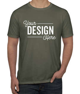 Canada - Gildan Softstyle Jersey T-shirt - Color: Military Green