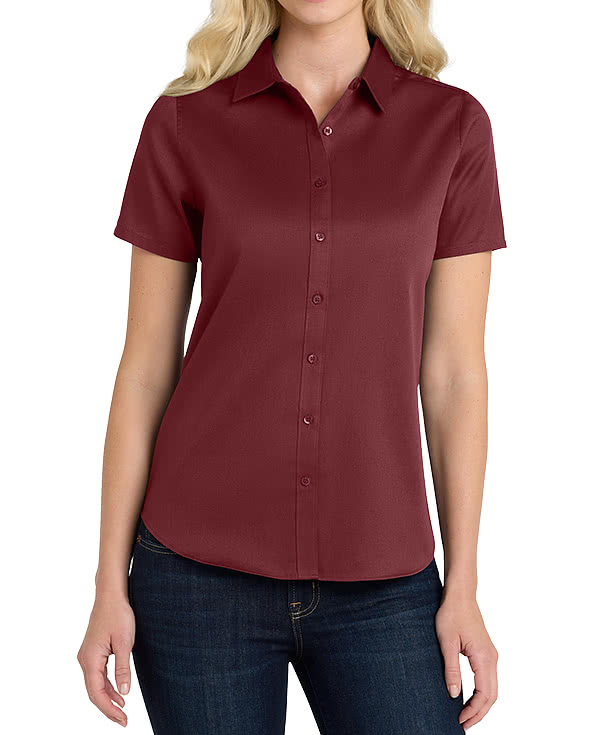 Port Authority Women's SuperPro React Short Sleeve Dress Shirt