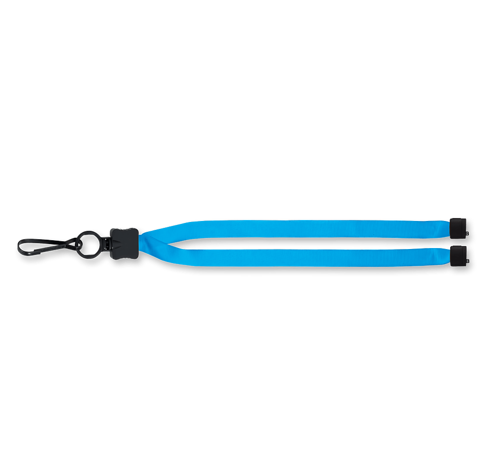 Full Color Lanyard with O-Ring, Metal Swivel Hook, and Convenience Release-default