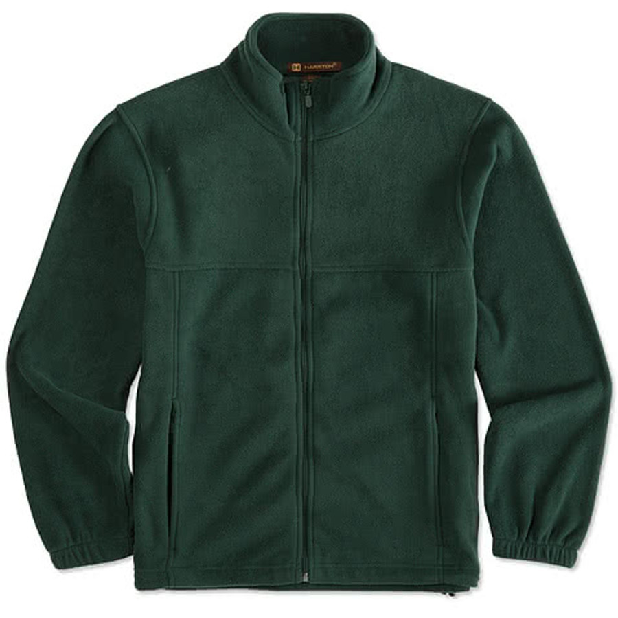 Harriton Full Zip Fleece Jacket - Embroidered