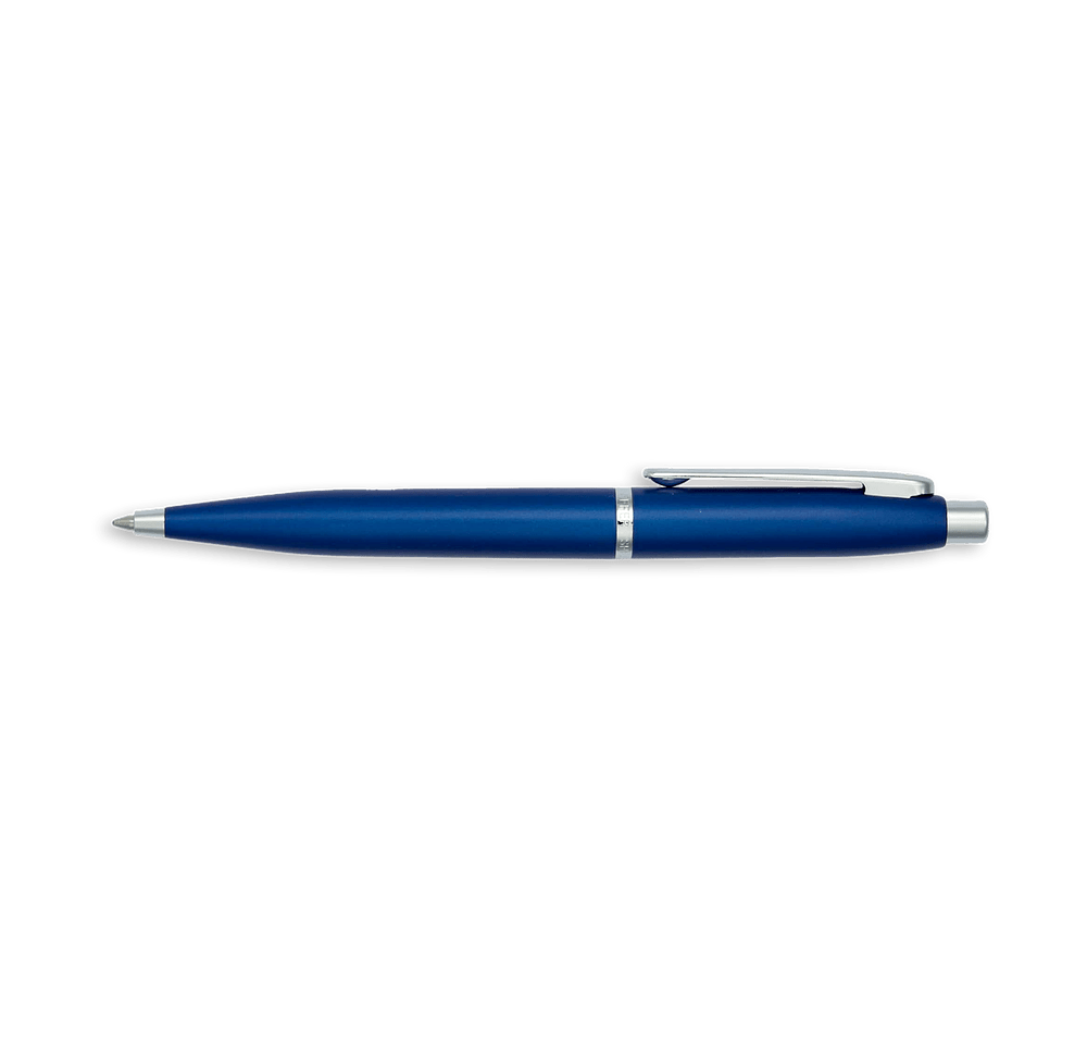 Laser Engraved Sheaffer VFM Blue Ballpoint Pen (black ink)-default