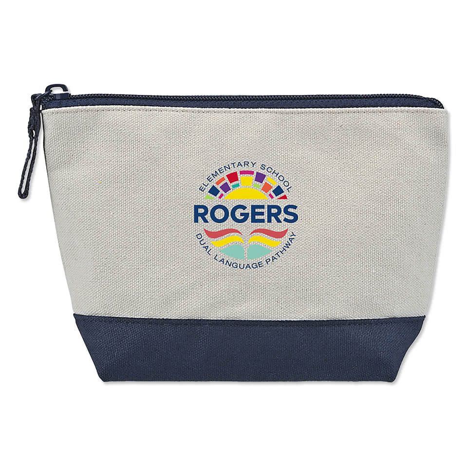 Full Color Canvas Zippered Pouch