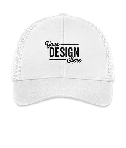 New Era Contrast Snapback Trucker Hat - White  /  White