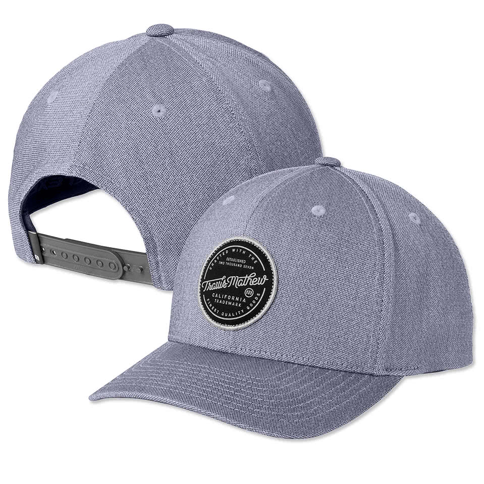 TravisMathew On Ice Baseball Hat with Circle Patch